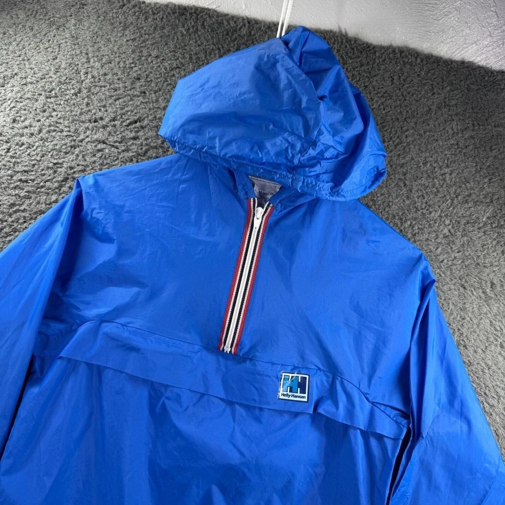 Helly Hansen Jacket Youth 10-12 Vintage Windbreaker Rain Coat Anorak‎ Pullover
